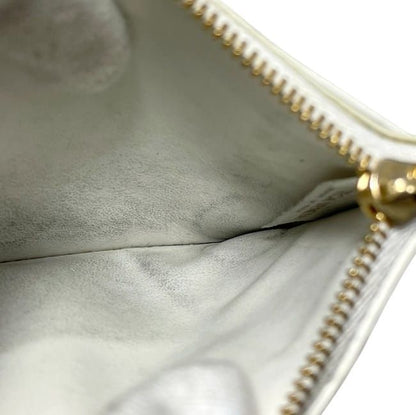 Bottega Veneta Coin Case White Cassette 679843 Coin Purse