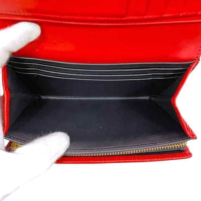 Loewe Bifold Wallet Red Linen Anagram 101.88k98