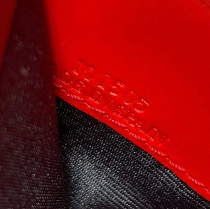 Loewe Bifold Wallet Red Linen Anagram 101.88k98