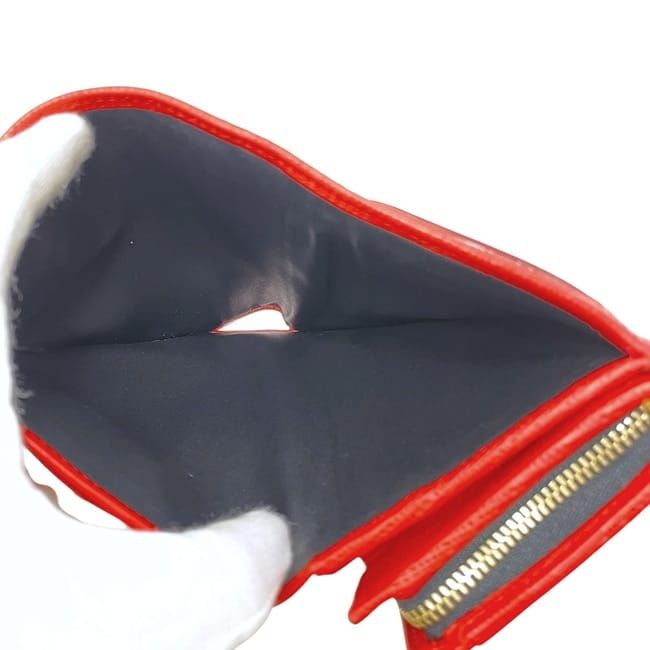 Loewe Bifold Wallet Red Linen Anagram 101.88k98