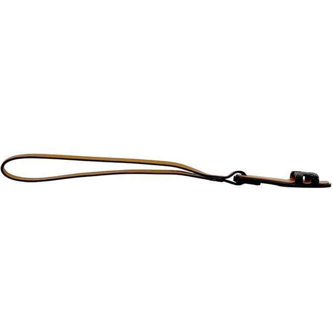 Hermes Charm Orannano Brown Black Leather Preowned