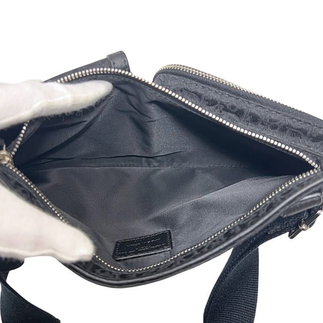 Christian Dior Black Trotter Waist Pouch