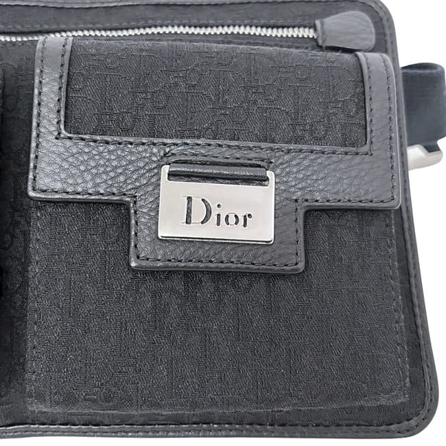 Christian Dior Black Trotter Waist Pouch