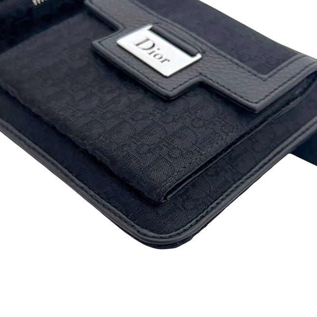 Christian Dior Black Trotter Waist Pouch