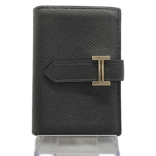 Hermes Coin Case Bearn Black New Shape Hardware Silver Hardware