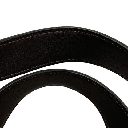 Hermes Petite Ash Tote Bag Dark Brown And Red Petite Ash