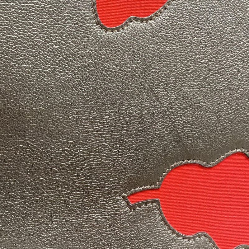 Hermes Petite Ash Tote Bag Dark Brown And Red Petite Ash