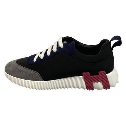 Hermes Sneakers 37 Women's Bouncing Black X Grey X Multi