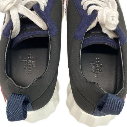 Hermes Sneakers 37 Women's Bouncing Black X Grey X Multi