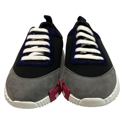 Hermes Sneakers 37 Women's Bouncing Black X Grey X Multi