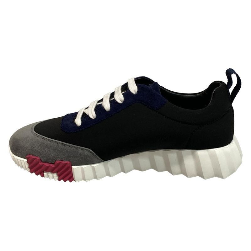 Hermes Sneakers 37 Women's Bouncing Black X Grey X Multi