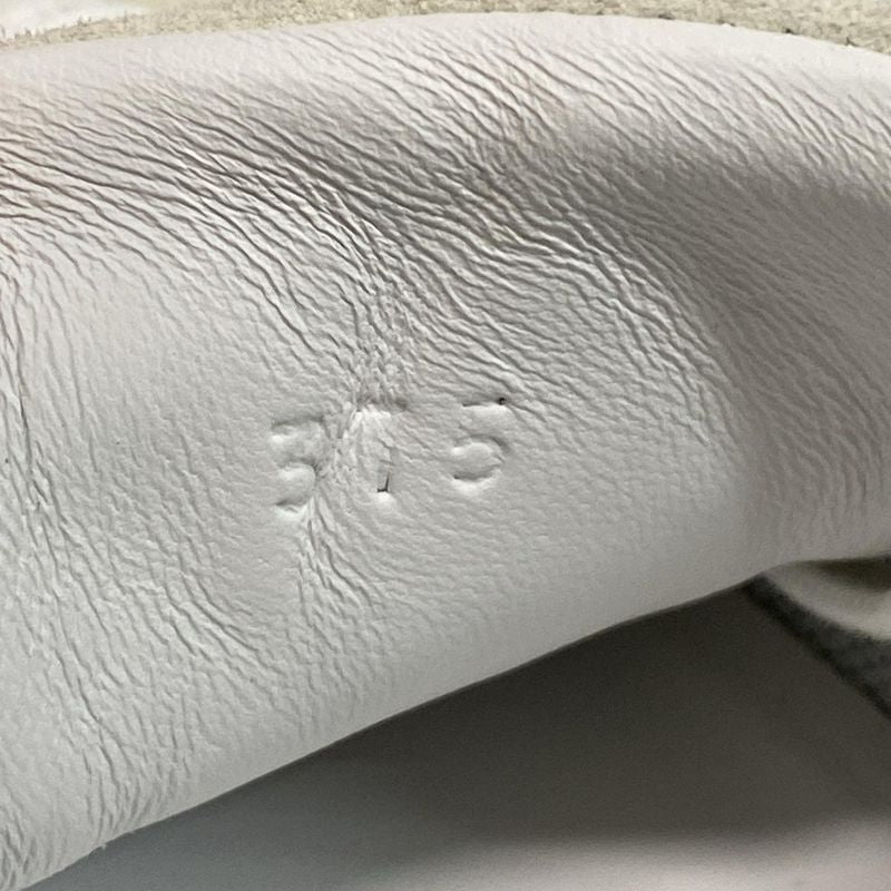 Hermes Sneakers 37.5 Women's Bouncing Gray Ivory And Beige Mesh