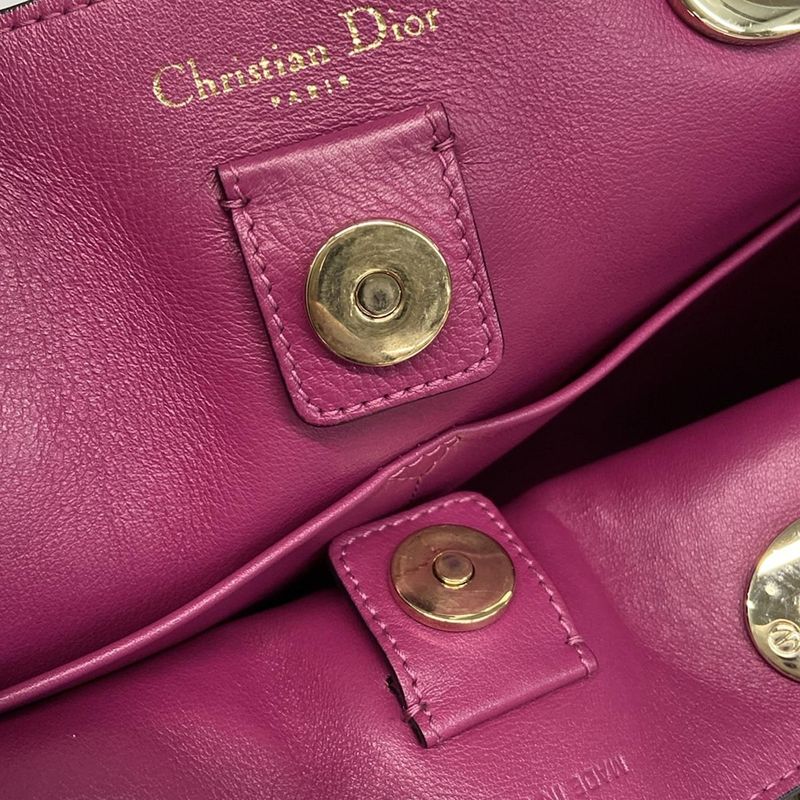 DIOR Christian Dior Tote Bag Diorissimo M09010trl M900 Black Leather