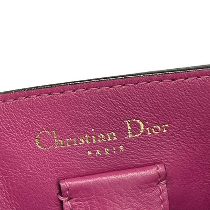DIOR Christian Dior Tote Bag Diorissimo M09010trl M900 Black Leather