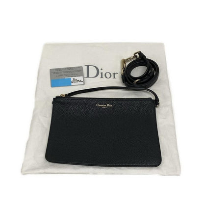 DIOR Christian Dior Tote Bag Diorissimo M09010trl M900 Black Leather