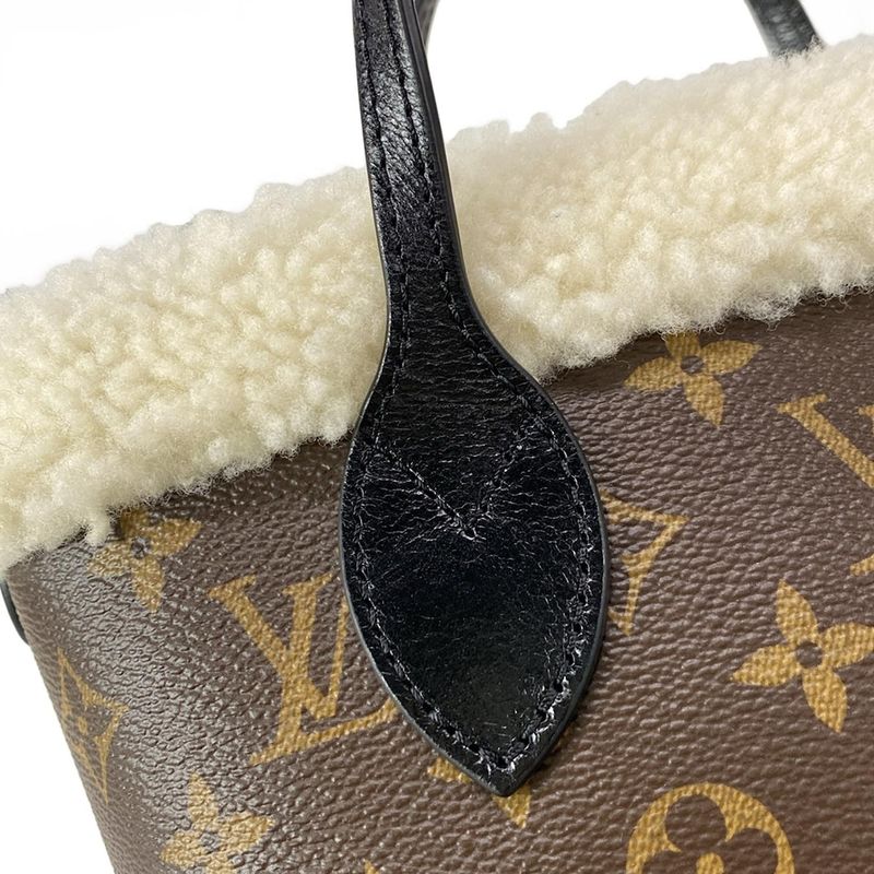 Louis Vuitton Tote Bag Monogram Macassar Neverfull - Inside Out BB M26315 Brown