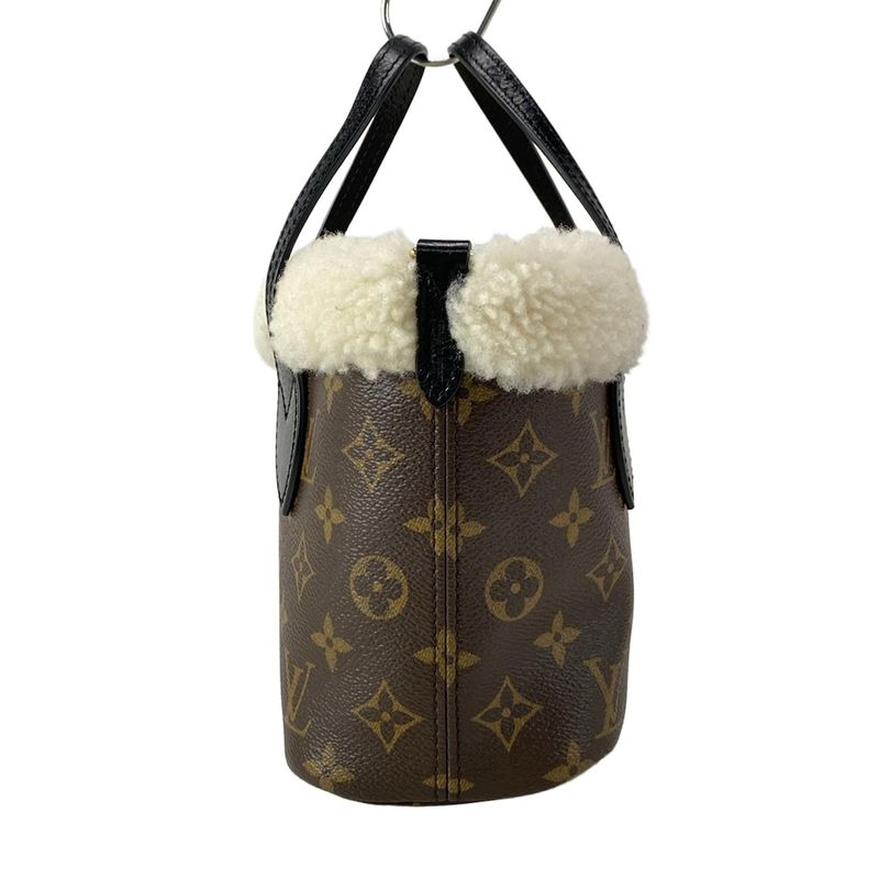 Louis Vuitton Tote Bag Monogram Macassar Neverfull - Inside Out BB M26315 Brown