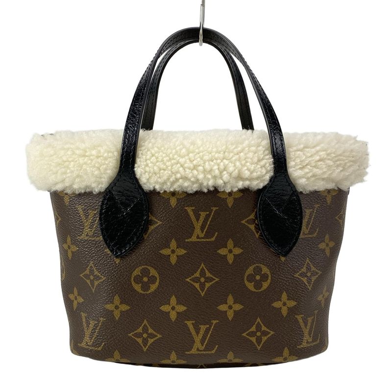 Louis Vuitton Tote Bag Monogram Macassar Neverfull - Inside Out BB M26315 Brown