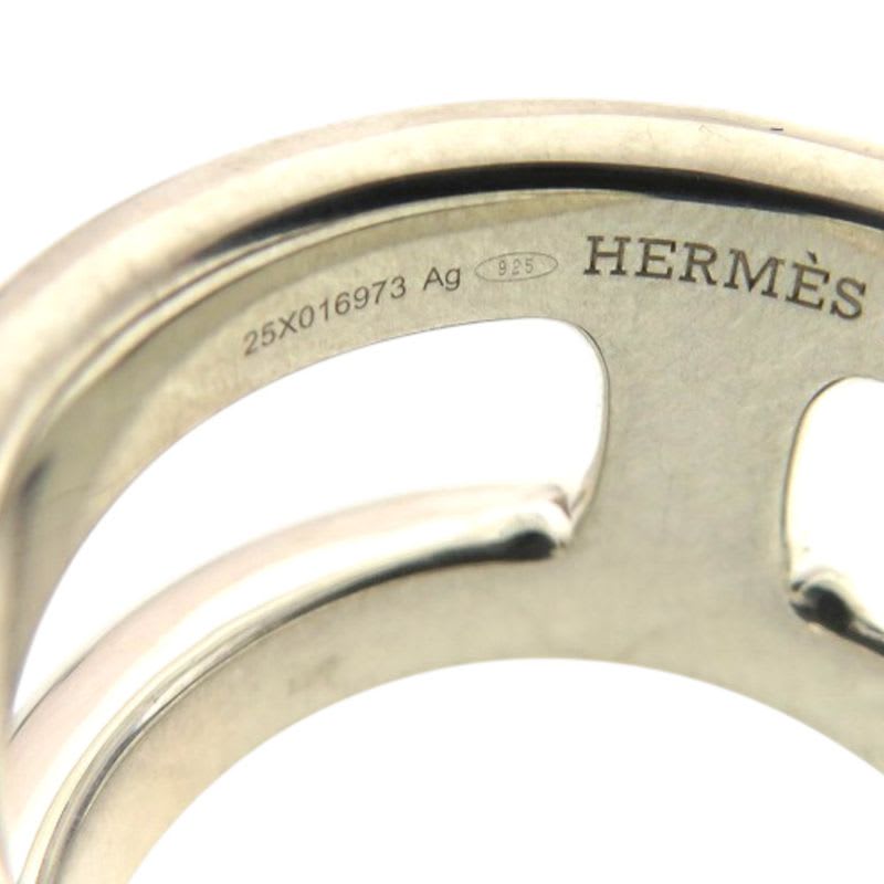Hermes Osmozu PM 25 Silver 925 Approx 12.5 Ring 0581