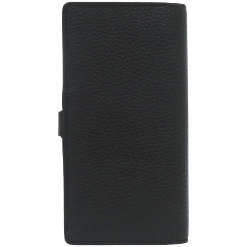 Louis Vuitton LV Vertical Wallet M81330 Leather Taurillon Leather Noir Black LV