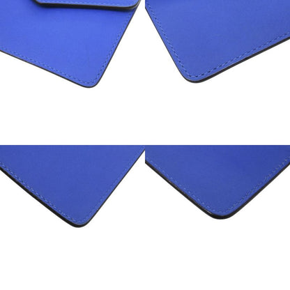 Christian Dior Neck Pouch Leather Blue Card Case 1422 Christian Dior