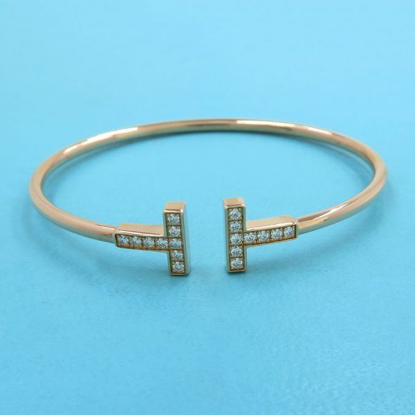 Tiffany & Co T Wire Diamond Bangle