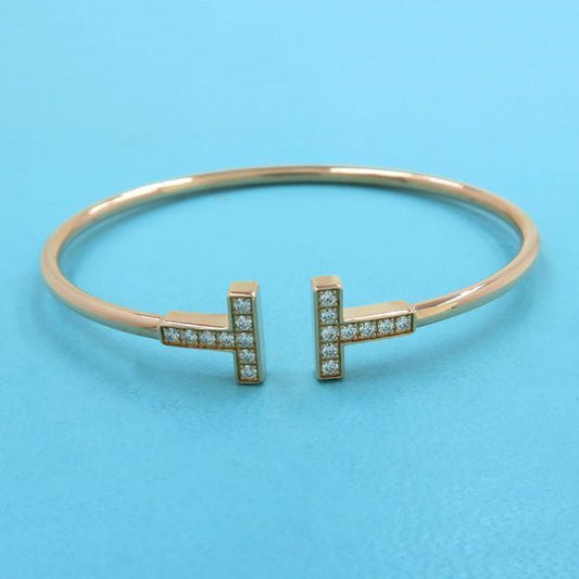 Tiffany & Co T Wire Diamond Bangle
