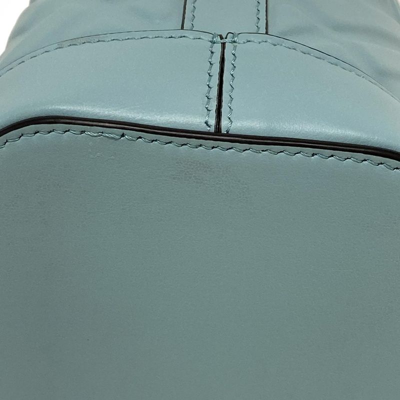 Fendi Handbag Montresor 8bs093-anwt Light Blue Leather