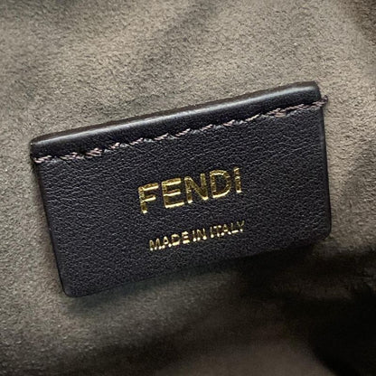 Fendi Handbag Montresor 8bs093-anwt Light Blue Leather