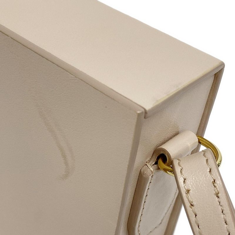 Fendi Shoulder Bag Box Orizontal 8bt340-adp6 Light Pink And Black Leather