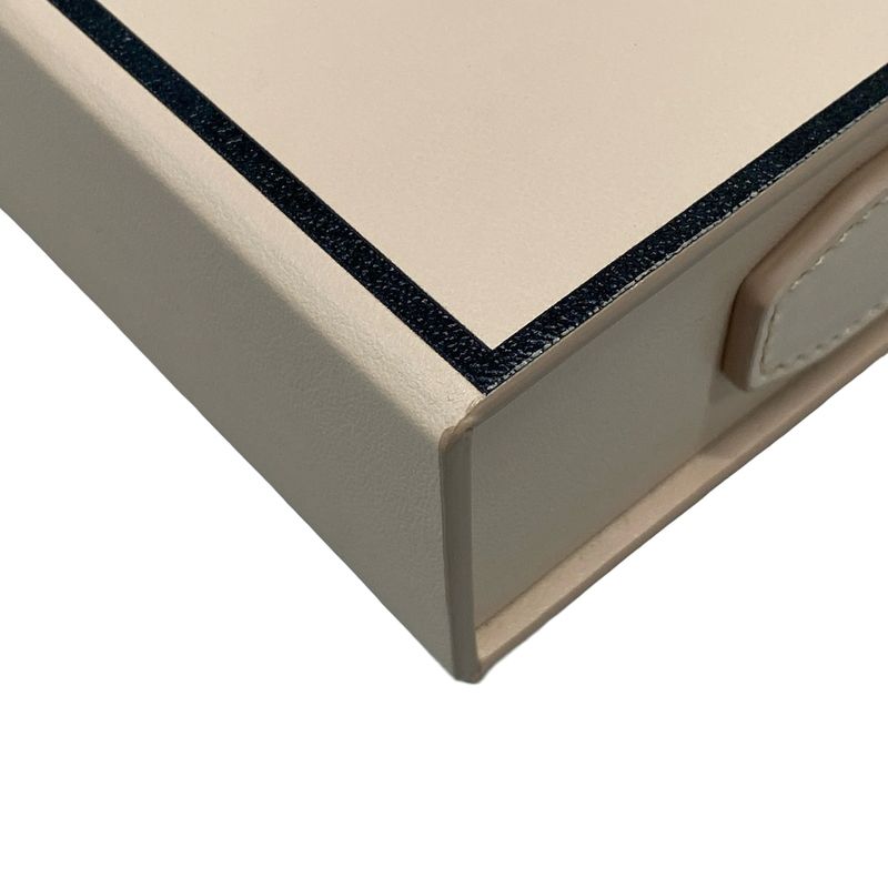 Fendi Shoulder Bag Box Orizontal 8bt340-adp6 Light Pink And Black Leather