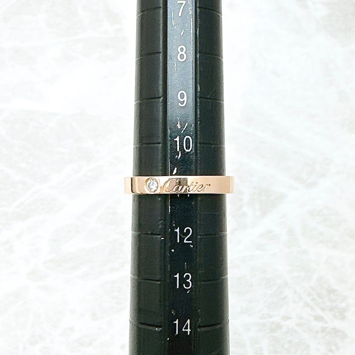 /Popularcartier C De Cartier Diamond Pink Gold Ring 51