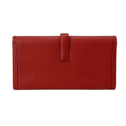 Hermes Clutch Bag Gigieran 29 Rouge Cazac