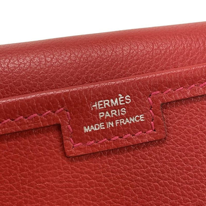 Hermes Clutch Bag Gigieran 29 Rouge Cazac