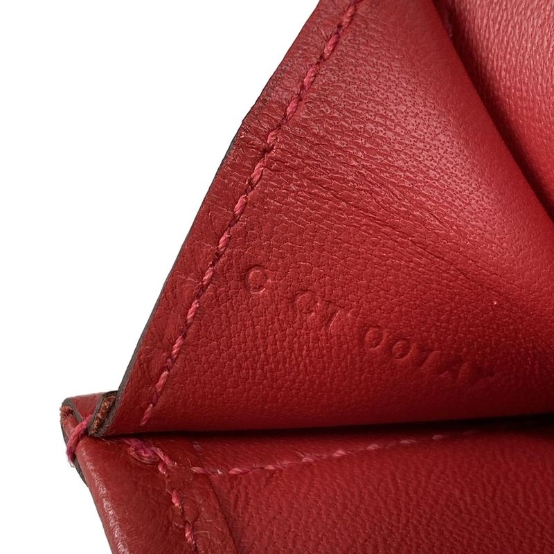 Hermes Clutch Bag Gigieran 29 Rouge Cazac