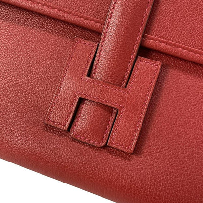Hermes Clutch Bag Gigieran 29 Rouge Cazac