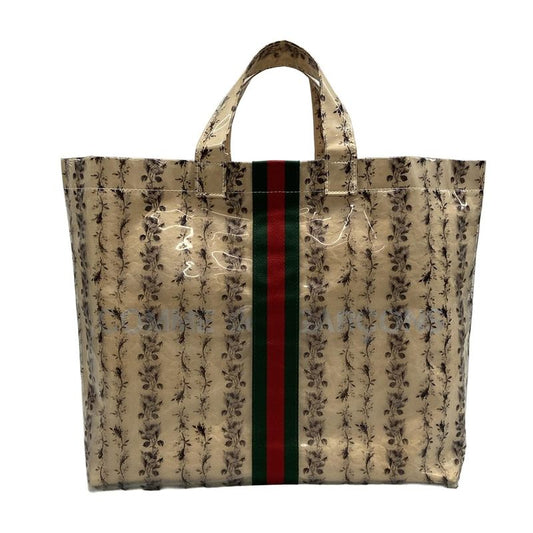Gucci Tote Bag Sherry (web) Od-k201 Beige And Black Commedesgarcons Collaboratio