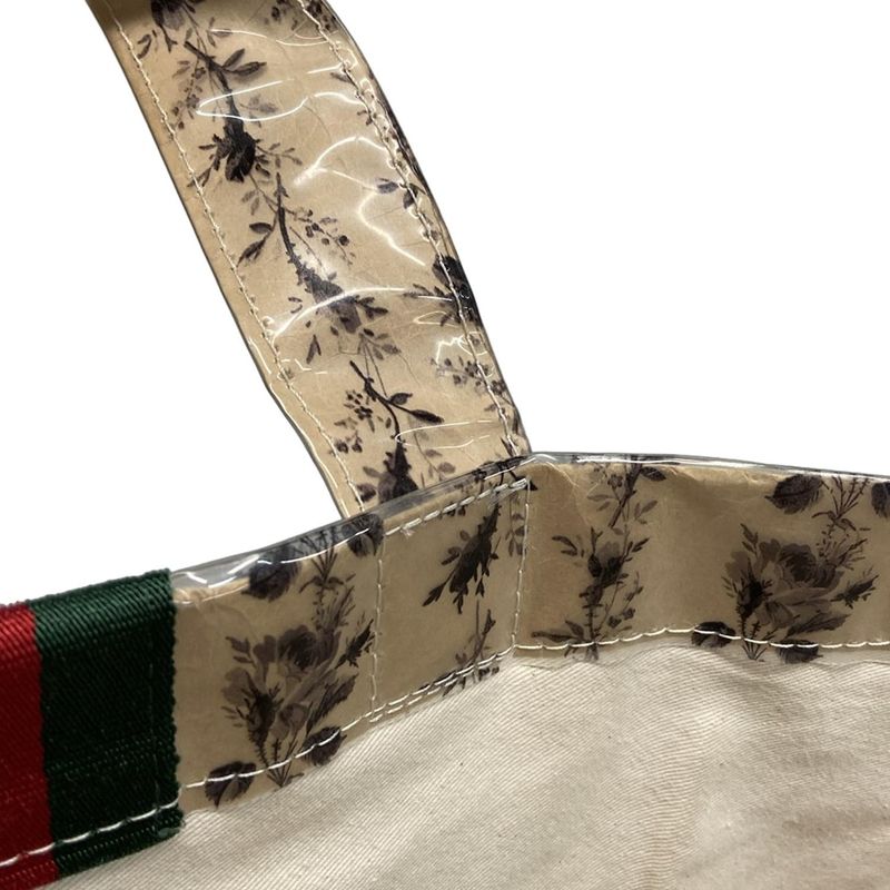 Gucci Tote Bag Sherry (web) Od-k201 Beige And Black Commedesgarcons Collaboratio