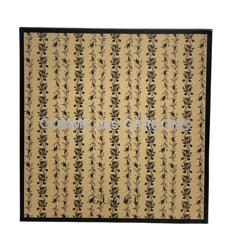 Gucci Tote Bag Sherry (web) Od-k201 Beige And Black Commedesgarcons Collaboratio