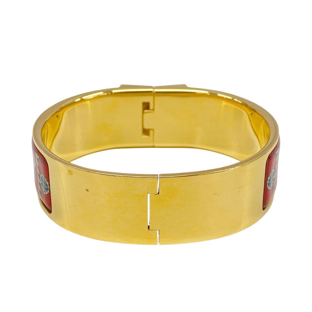 Hermes Bangle Women'S Brand Location Email Gm Gold Red Bracelet Accessory