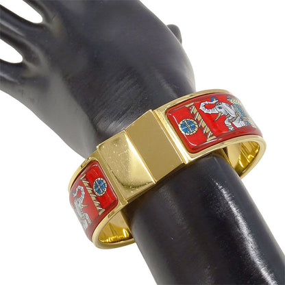 Hermes Bangle Women'S Brand Location Email Gm Gold Red Bracelet Accessory