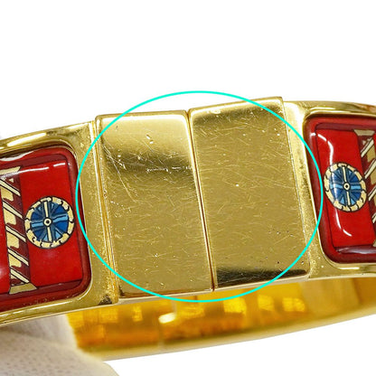 Hermes Bangle Women'S Brand Location Email Gm Gold Red Bracelet Accessory