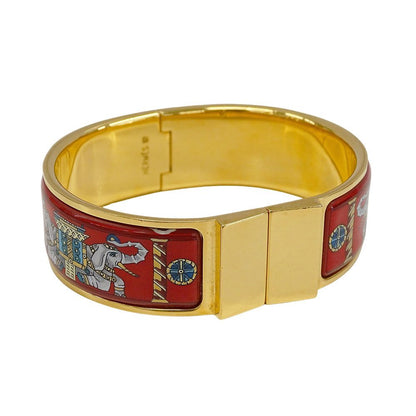 Hermes Bangle Women'S Brand Location Email Gm Gold Red Bracelet Accessory
