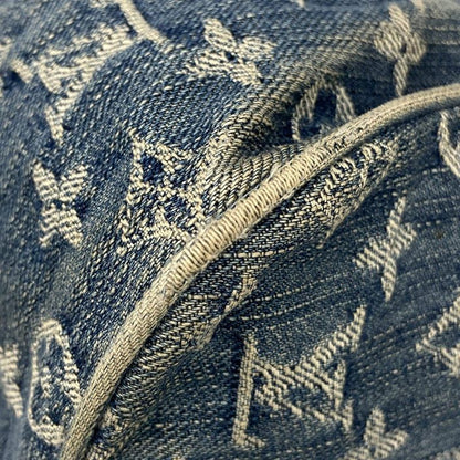 Louis Vuitton Handbag Monogram Denim Neo Speedy M95019 Blue Cotton Leather