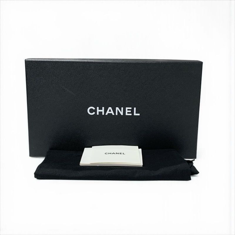 Chanel Sandals Shoes Leather Black Gold Coco Mark Logo Turnlock Velcro