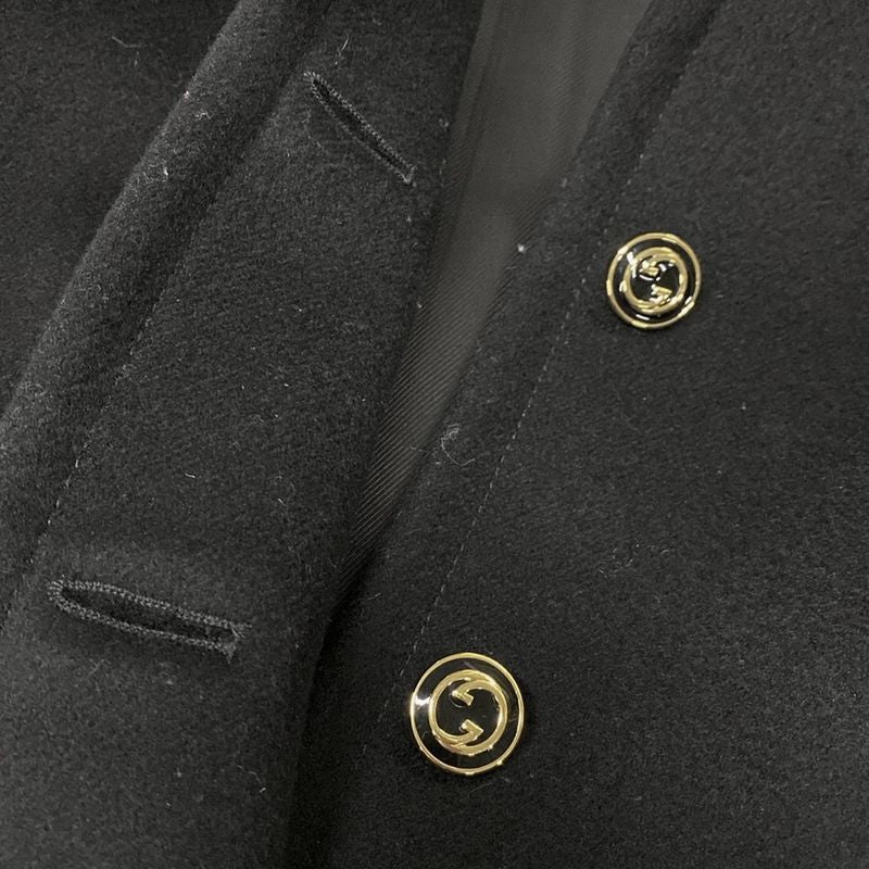 Gucci Coat Size 36 S Women - 626300 Zhw03 Black Long Sleeves Interlocking G