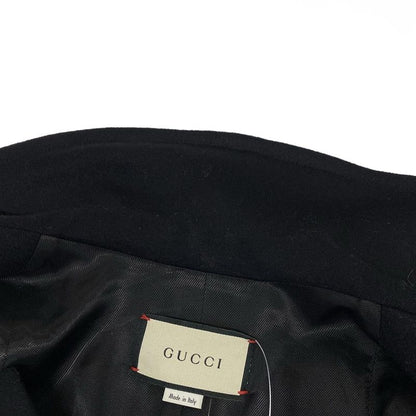 Gucci Coat Size 36 S Women - 626300 Zhw03 Black Long Sleeves Interlocking G