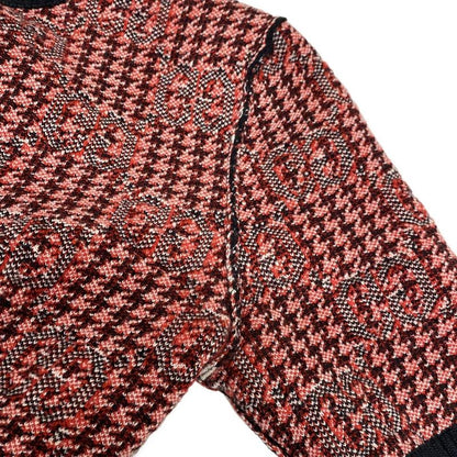 Gucci Skirt Setup Women - 731007 Xkcm8 731011 Xkcm8 Black White And Red Knit GG