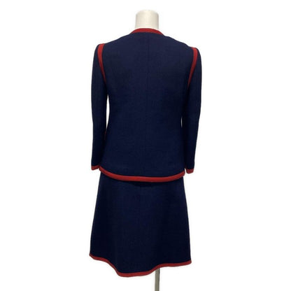 Gucci Skirt Suit Size 38 S Women - 545460 Zaak4 544863 Zaak4 Dark Navy And Red
