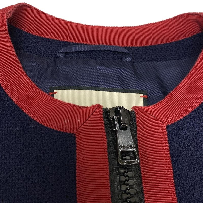 Gucci Skirt Suit Size 38 S Women - 545460 Zaak4 544863 Zaak4 Dark Navy And Red